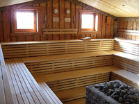 Finnische Sauna